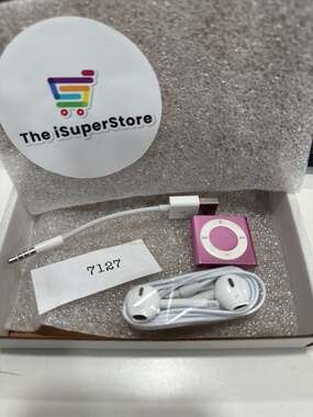 Apple ipod  Shuffle fourth generation 2 GB pink -fair condition